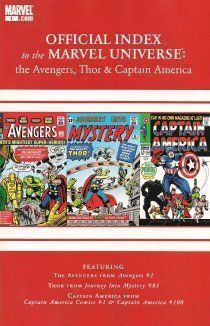 Постер к Avengers, Thor & Captain America: Official Index to the Marvel Universe / Мстители, Тор и Капитан Америка: Официальный индекс по вселенной Marvel читать онлайн бесплатно